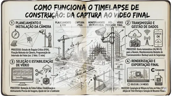 How construction timelapse works: from capture to final video